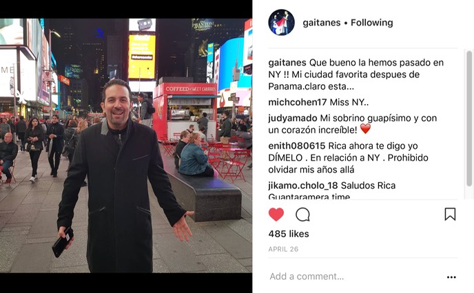 grabando sube la marea en NY